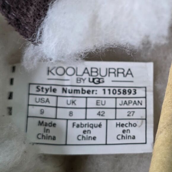 Koolaburra by UGG Tipton Men's slippers, 1105893 Size: 9, Chocolate - Picture 7 of 8